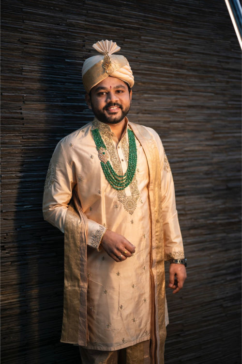 Kanchi Pattu Kurta & Pancha