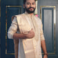 Kanchi tissue - pattu pancha set with zari detailed embroidery