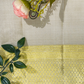 Kanjivaram Pattu Pancha In Beigish Gold Unstitched