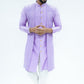 Lilac Sadri Style Sequin Work Kurta