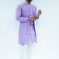 Lilac Sadri Style Sequin Work Kurta