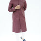 Maroon Printed Kurta