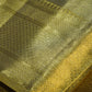 Men’s Kanchi Pattu Pancha zigzag textured in Dark Gold Set