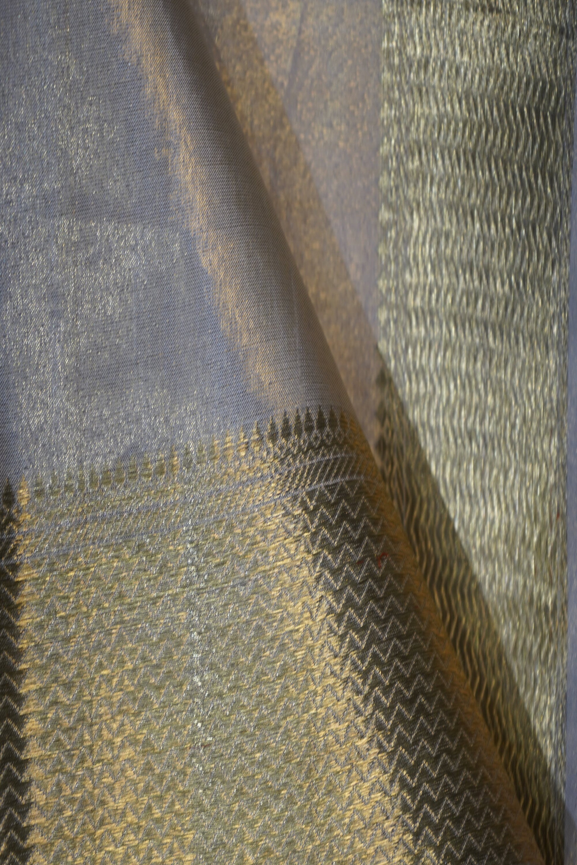 Men’s Kanchi Tissue Pancha Set Dull Champagne Gold