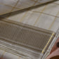 Men’s Pure Pattu Pancha in off white with kanchi cheques Set