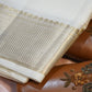 Men’s Pure Pattu Pancha in textured Off-White Set
