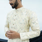 Multi-Colored Machine embroided kurta
