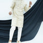 Multi-Colored Machine embroided kurta