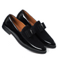 Black Patent Brooch Loafers