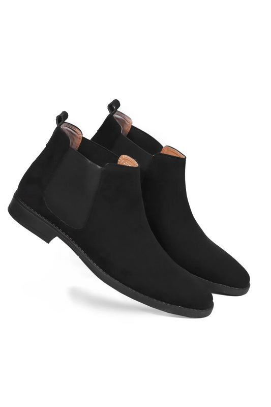 NICHE Black Suede Chelsea Boot