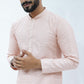 Peach Sequin Embroided Kurta