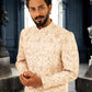 Hand Highlighted Self Embroided Sherwani