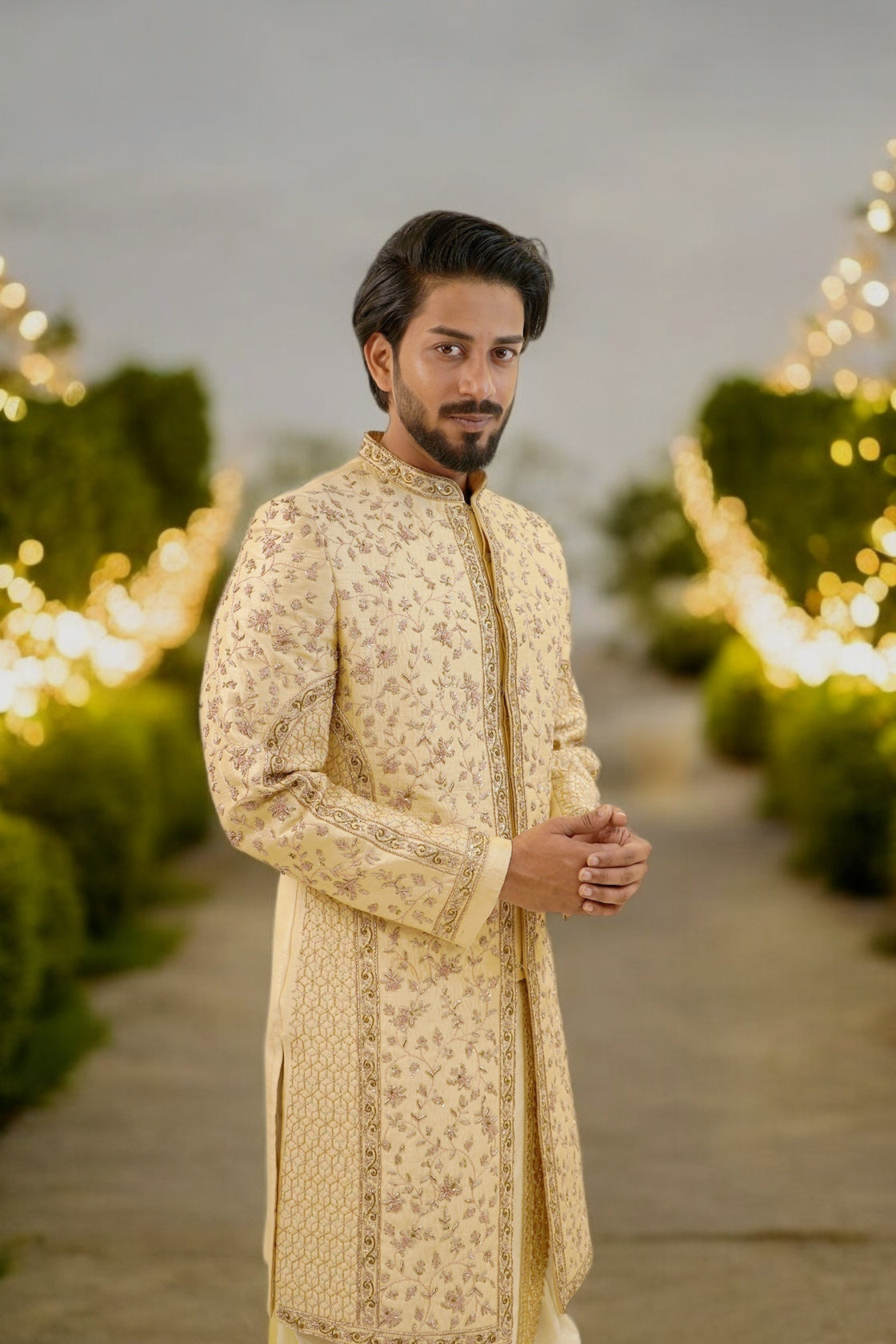 Heavy Embroided Mughal style sherwani