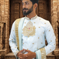 Vaikunta Blue Pattu Pancha Set