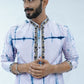 Purple Tie - Dye Kurta