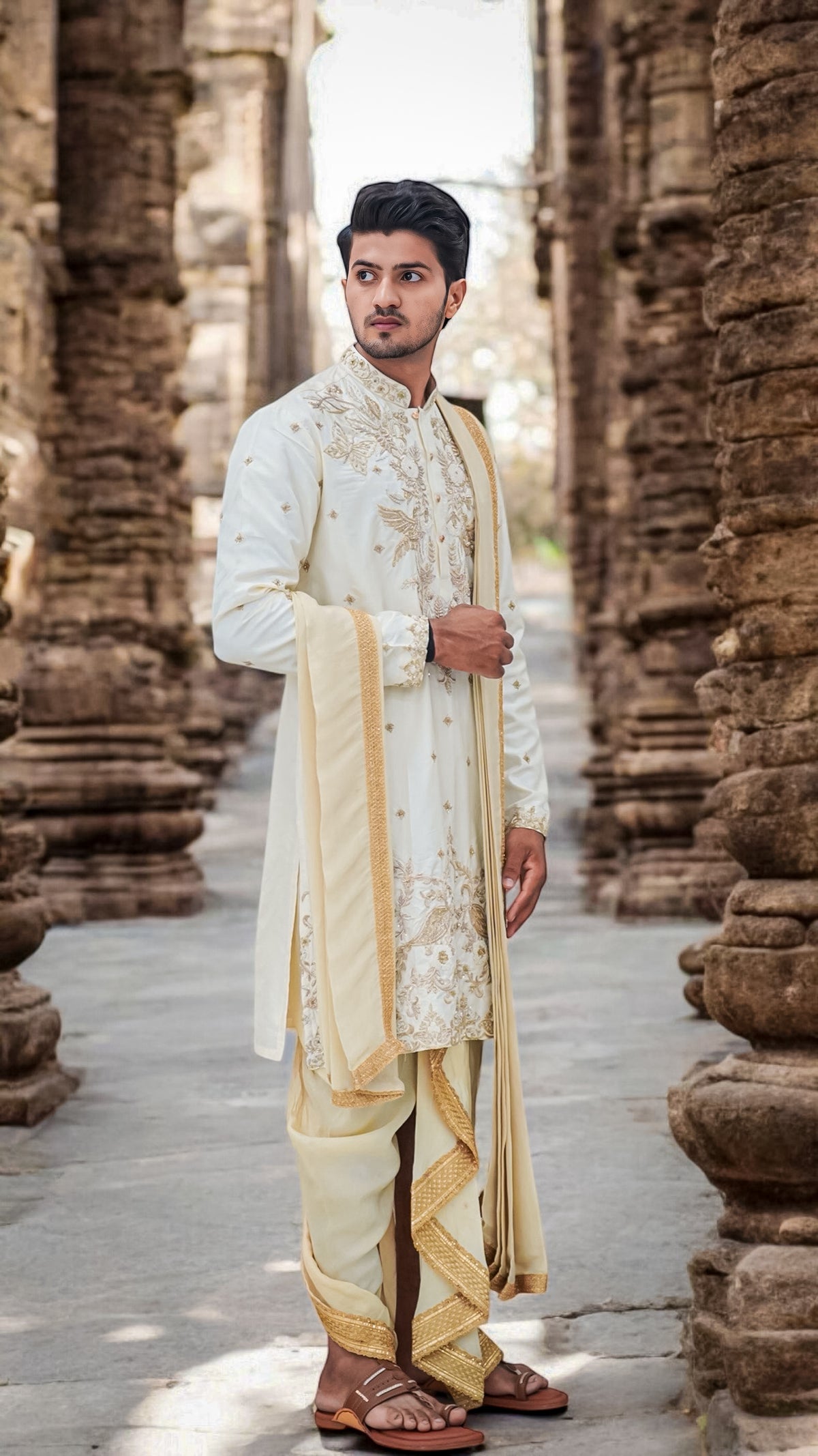 Regal Men's Pattu Kurta 