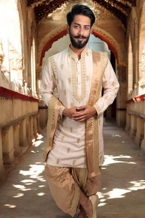 Rose Gold Pattu Pancha