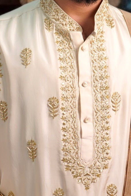 Rose Gold Pattu Pancha
