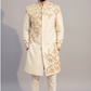 Abstract Floral Sherwani