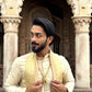 Self Textured Boota Semi-Pattu Set