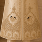 Luxury Ivory Wedding Sherwani for Groom with Muhurtham desgin of Bride and  Groom with Royal Zari Embroidery