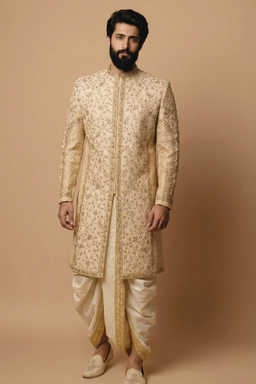 Heavy Embroided Mughal style sherwani