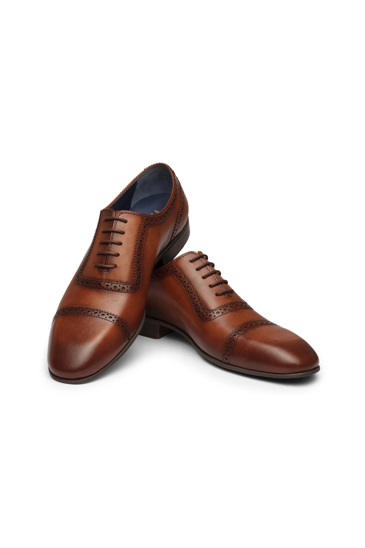 ATHENS - TAN HANDPAINTED LEATHER SHOES