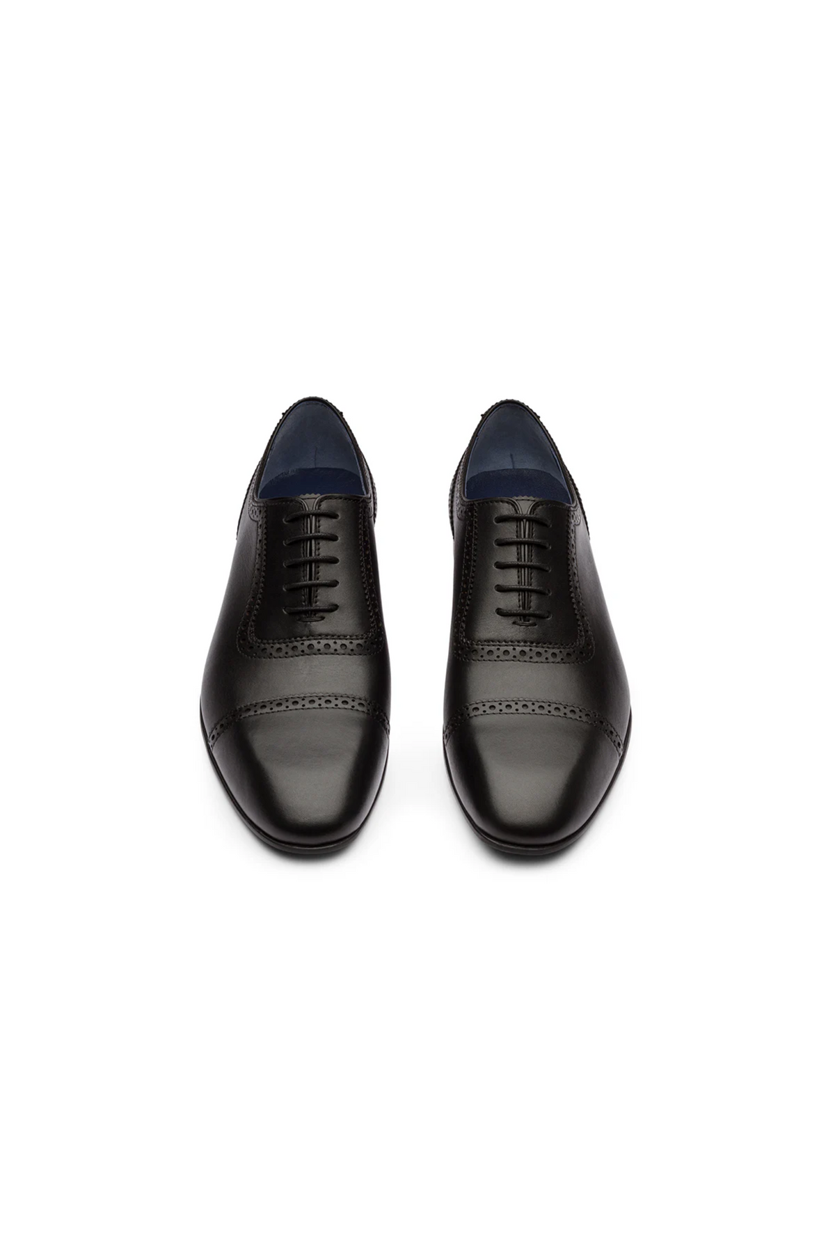 ATHENS - BLACK LEATHER SHOES