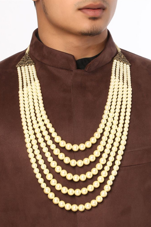Pearl Brass Mala
