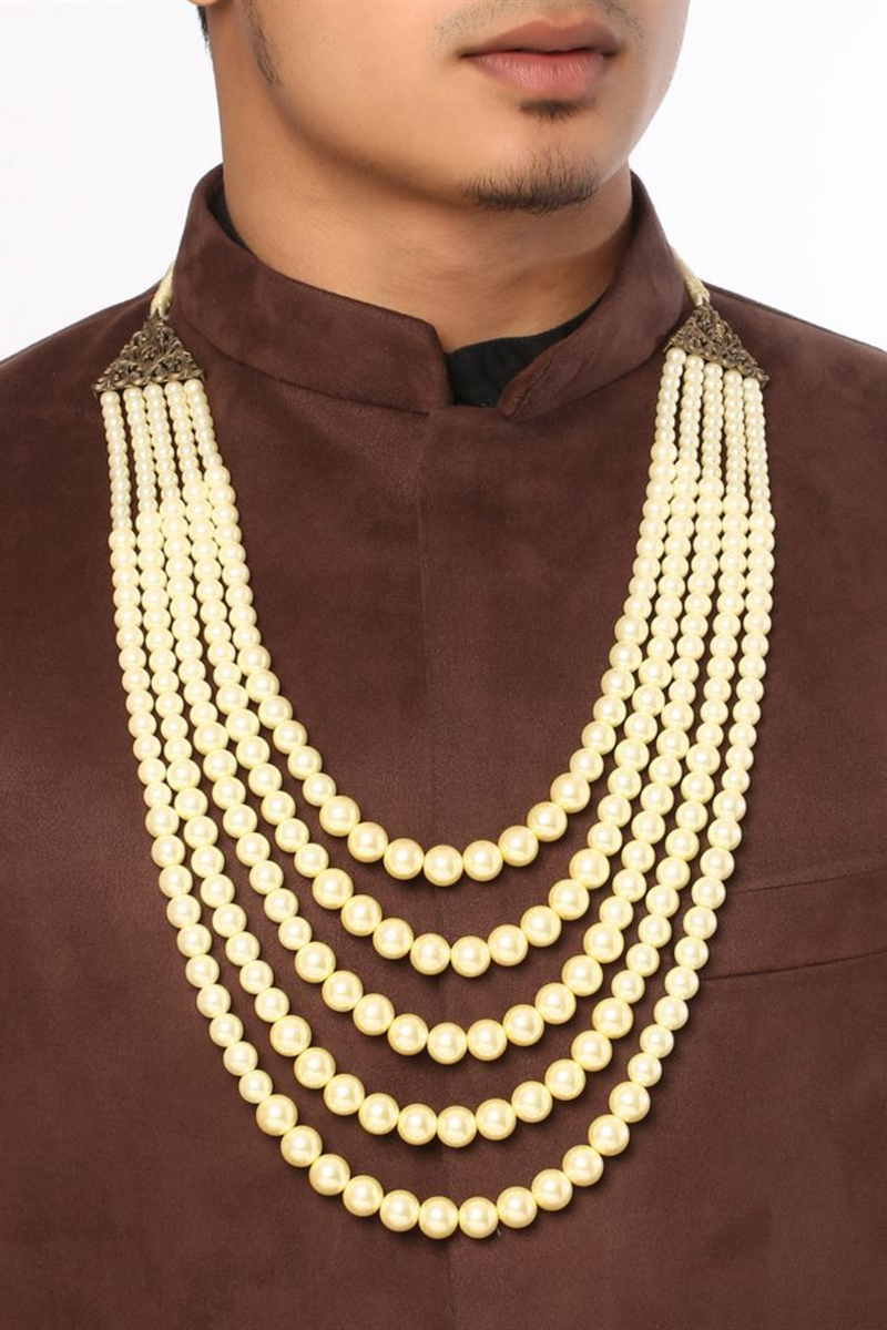 Pearl Brass Mala