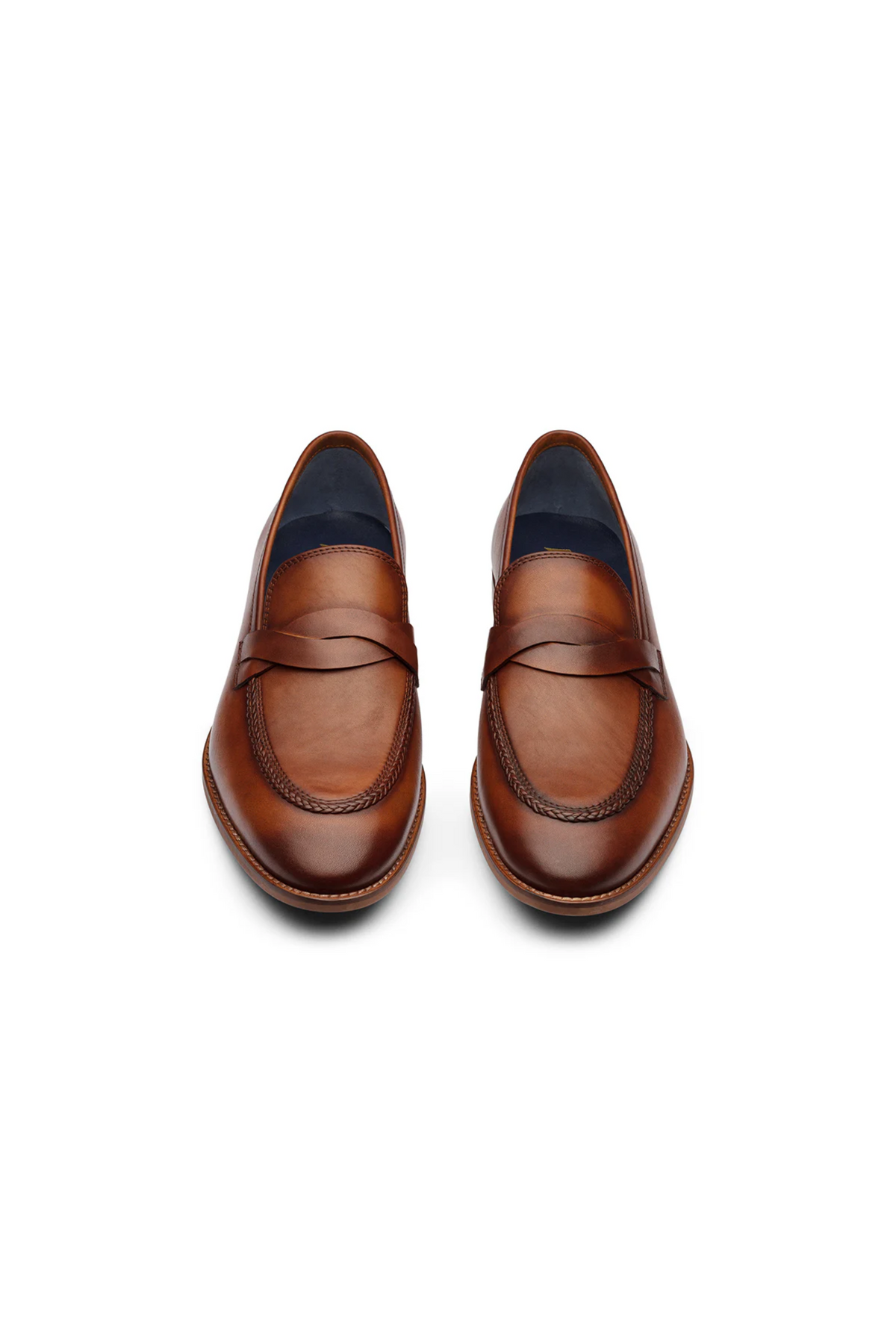 CULLMAN - TAN HANPAINTED LEATHER SHOES