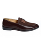 Brown Patent Brooch Loafers
