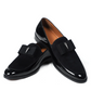 Black Patent Brooch Loafers