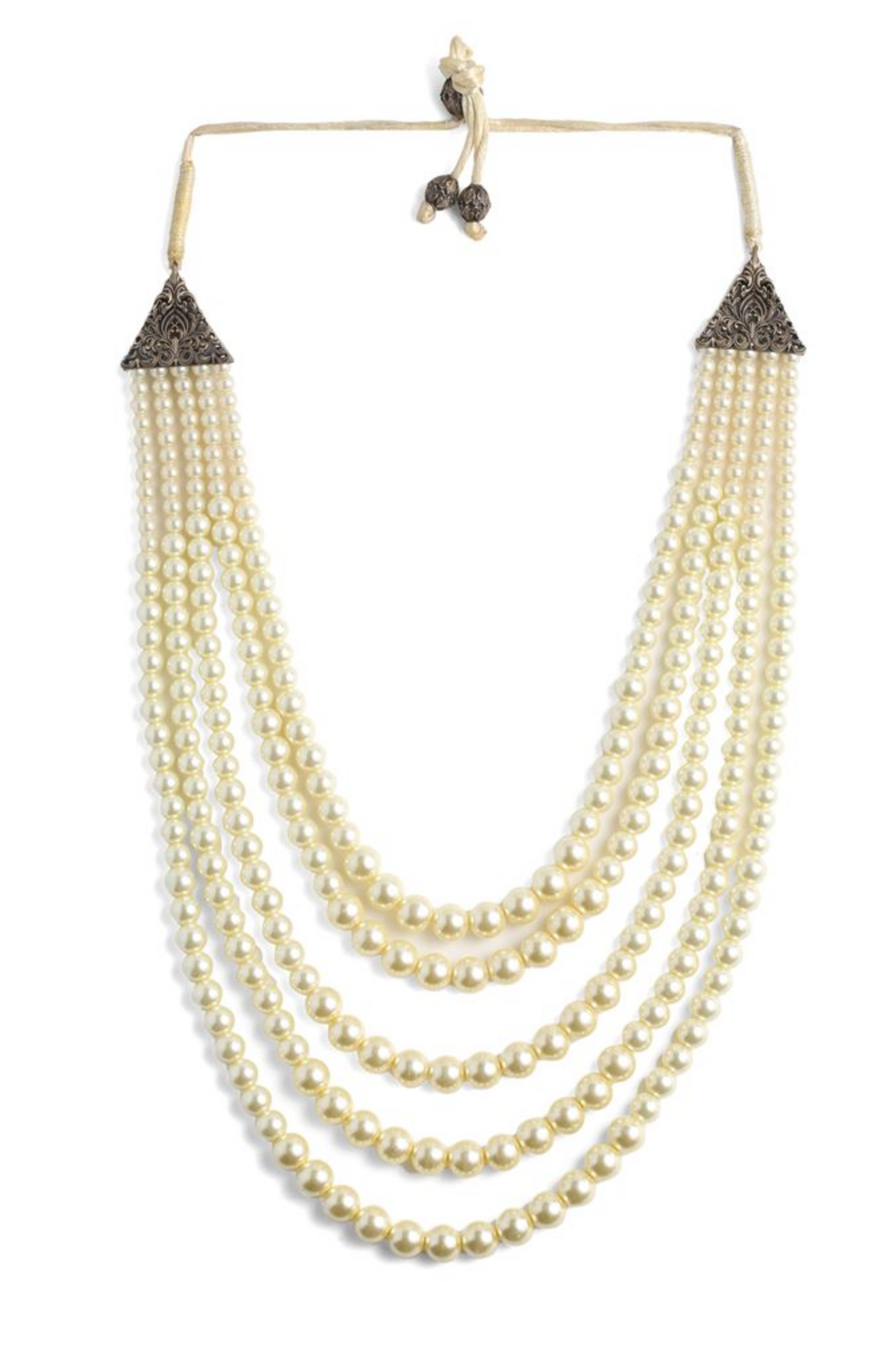 Pearl Brass Mala