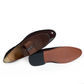 Brown Patent Brooch Loafers