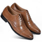 Burnish Brown Tan Oxford Shoes