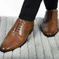 Burnish Brown Tan Oxford Shoes