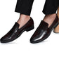 Wine Bodo Designer Vamp Loafers