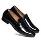 Black Patent Designer Vamp Loafers