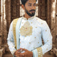 Vaikunta Blue Pattu Pancha Set