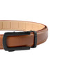 Theo Tan with classic buckle