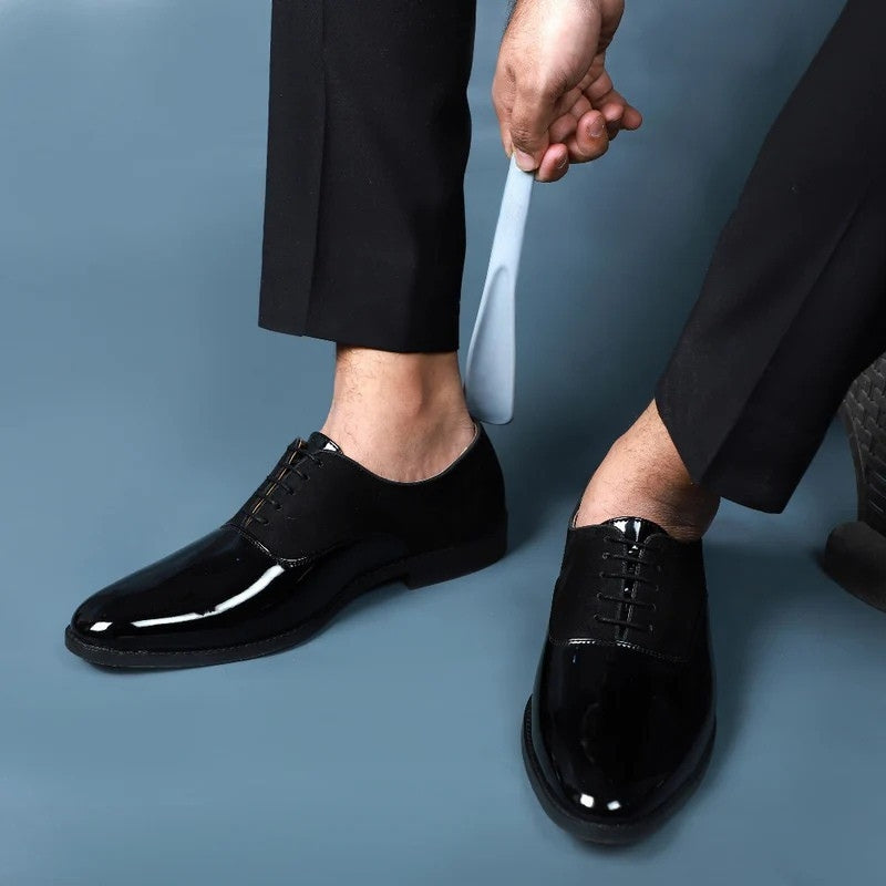 Black Patent Oxford