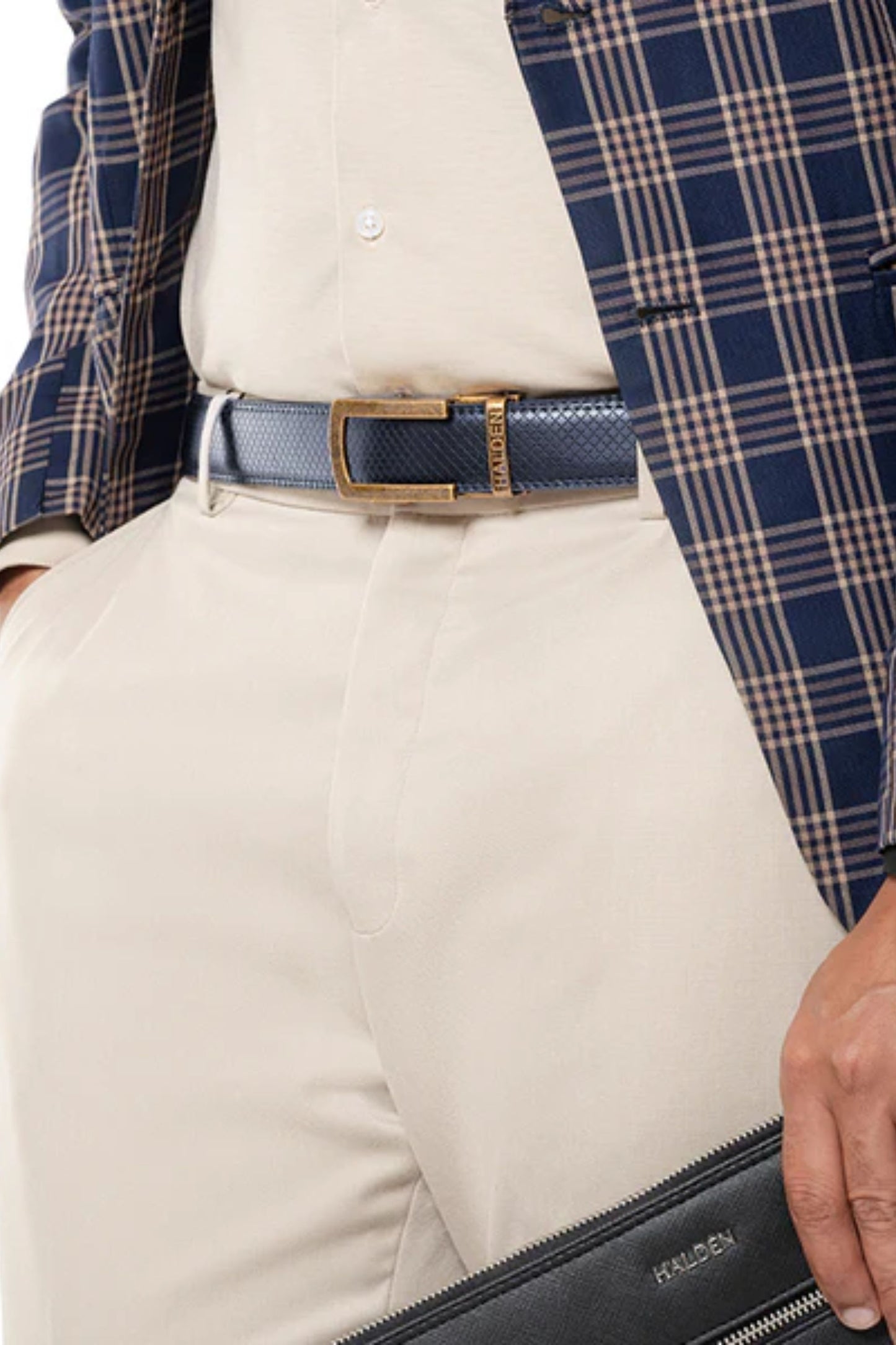 Theo Blue with classic buckle