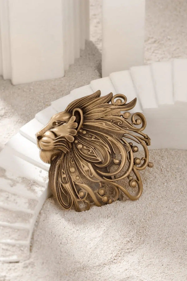 Superb Simba Brooch