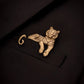 Enigmatic Stripes Brooch
