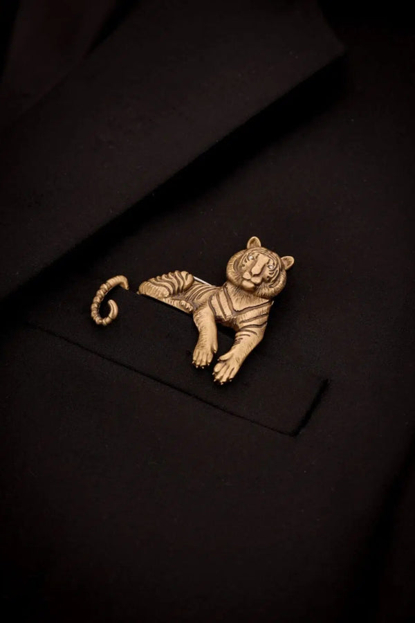 Enigmatic Stripes Brooch