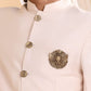 Regal Lion Crest Brooch