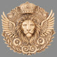 Regal Lion Crest Brooch