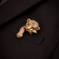Whispering Stripes Brooch