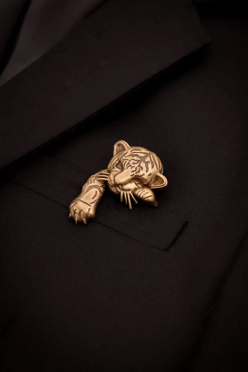 Whispering Stripes Brooch
